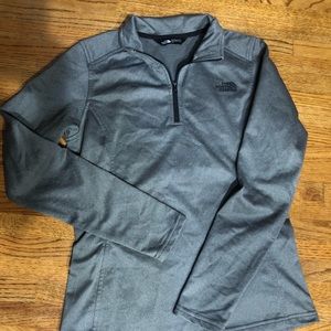 The North Face Women’s 1/4 Zip Gray Pullover Sz Small